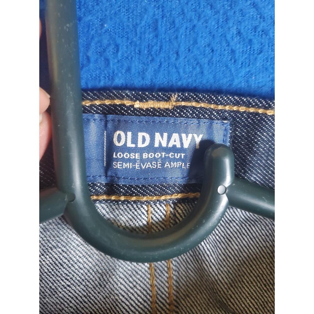 Old Navy Loose Boot-Cut Husky Women's Denim Jeans Size 14 straight Thigh - Picture 9 of 16